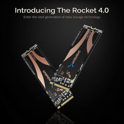 2TB Rocket Nvme 4.0 Gen4 Pcie M.2 Internal SSD Extreme Performance Solid State Drive with Heatsink (Sb-Rocket-Nvme4-Htsk-2Tb)
