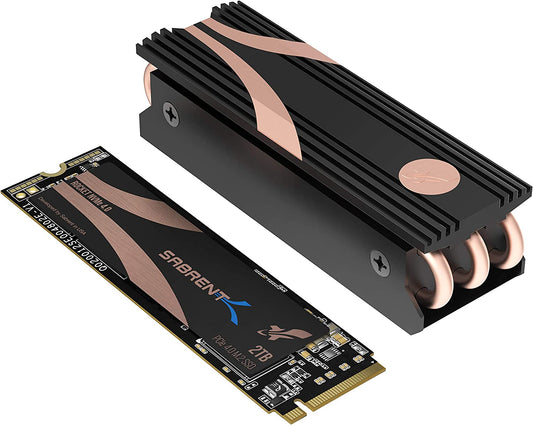 2TB Rocket Nvme 4.0 Gen4 Pcie M.2 Internal SSD Extreme Performance Solid State Drive with Heatsink (Sb-Rocket-Nvme4-Htsk-2Tb)